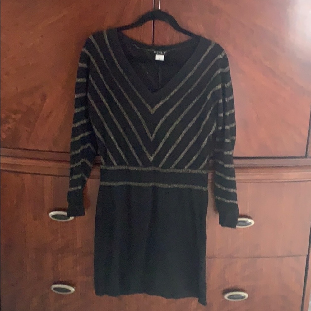 Little Black Sweater Dress